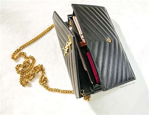 ysl wallet in chain